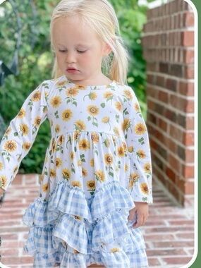 Sugar Bee sunflower dress